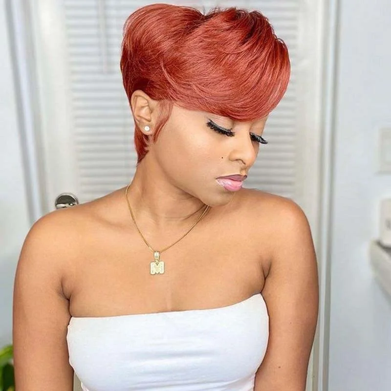 Clj Vendors Cheveux Short Cuticle Aligned Virgin Brazilian 350 Color 13X1 T Lace Wigs Straight Highlights Bob Wig With Braids
