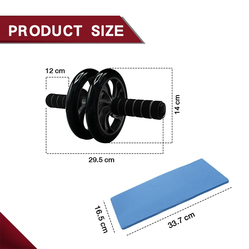 Power Wheel for Homeuse Body Building Functional Fitness Strength AB Slimmer Abdominal Exercise Roller