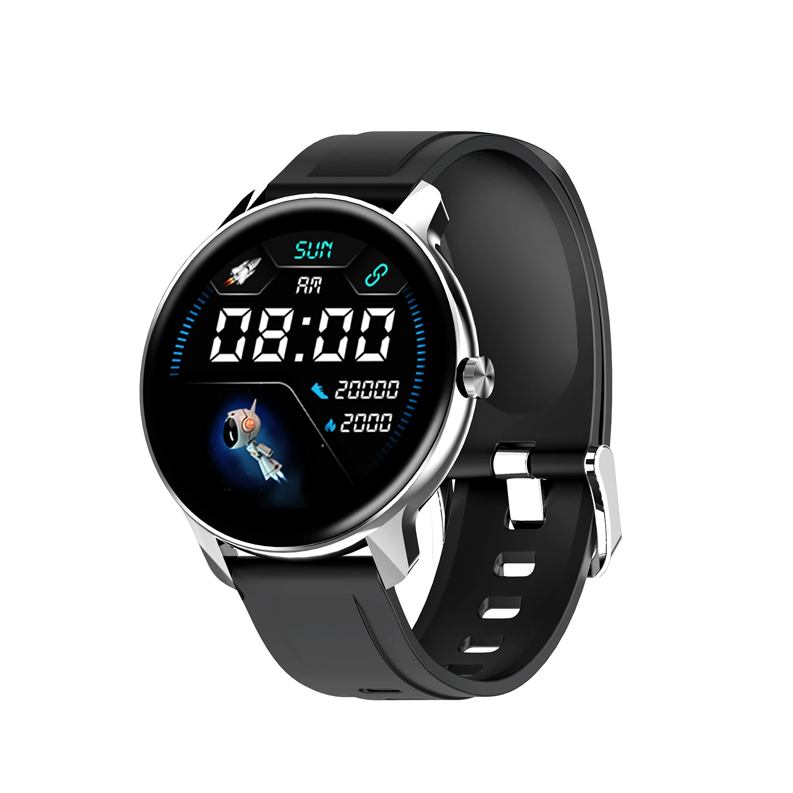 Waterproof OLED 390X390 smart watch  Blood oxygen  Zinc alloy smart watches for ladies