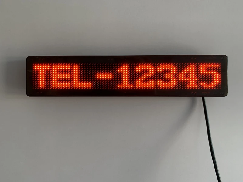 Car LED Programmable Sign Moving Scrolling Message Display Taxi Rear Window Screen Display Board Light Strip Accessories