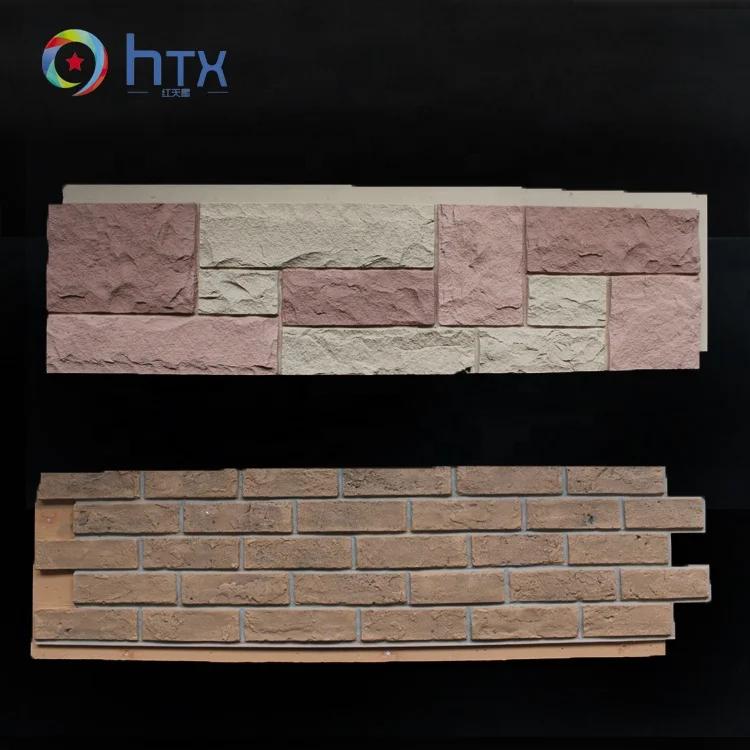 wholesale high density polyurethane cultural brick panels pu faux stone panels