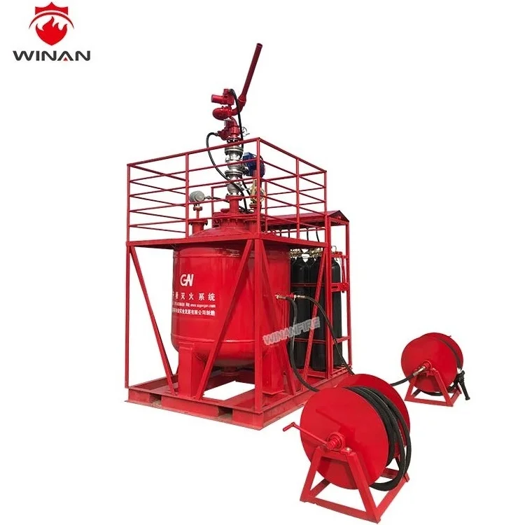 Fire fighting emergency rescue dry powder fire extinguishing equipment