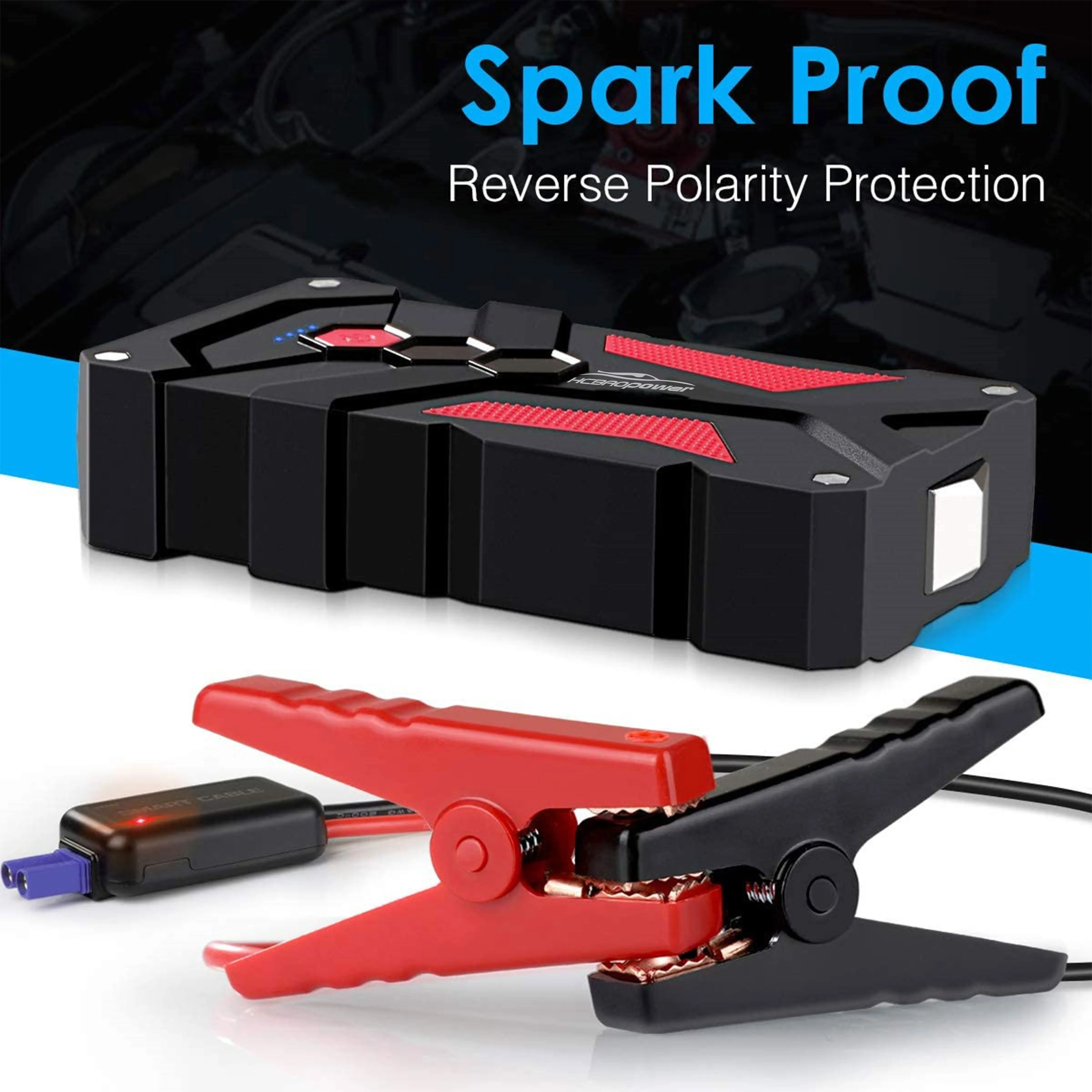 Wholesales Booster Starter 12V Jump Starter Battery 12800Mah Car Jumper Qc3.0 Portable Car Jump Starter Power Bank