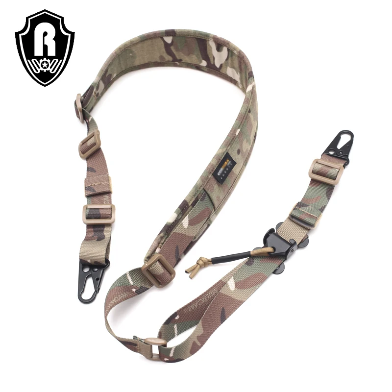 CORDURA быстро регулируемый быстросъемный плечевой ремень двойной точечный шнур уличный Многофункциональный тактический веревка