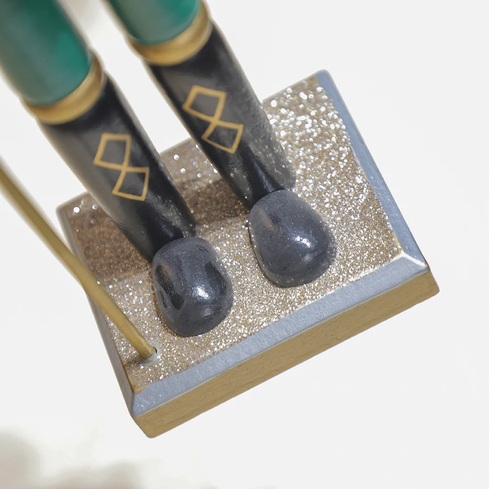 New Xmas Painting Christmas Crafts Gifts Christmas Nutcracker Soldier Wooden Christmas Decorations