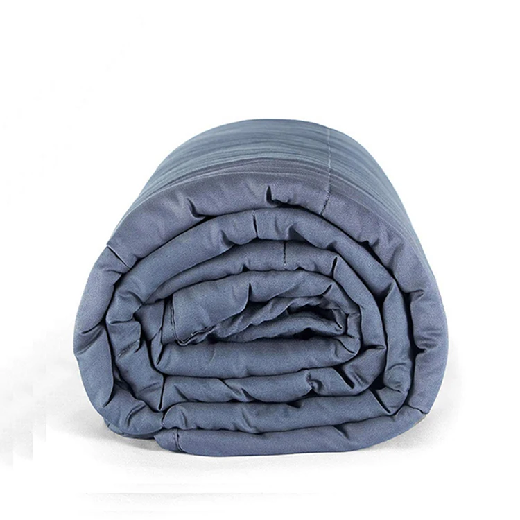 
Customized 15Lbs/20Lbs/25/30 Lbs Premium Comforting Sleep Glass Beads Weighted Blanket 