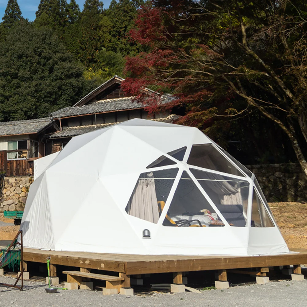 4x4 M 5x5m 10x10m Glamping Tent Dome Tent For Event Trade Show Outdoor Pagoda