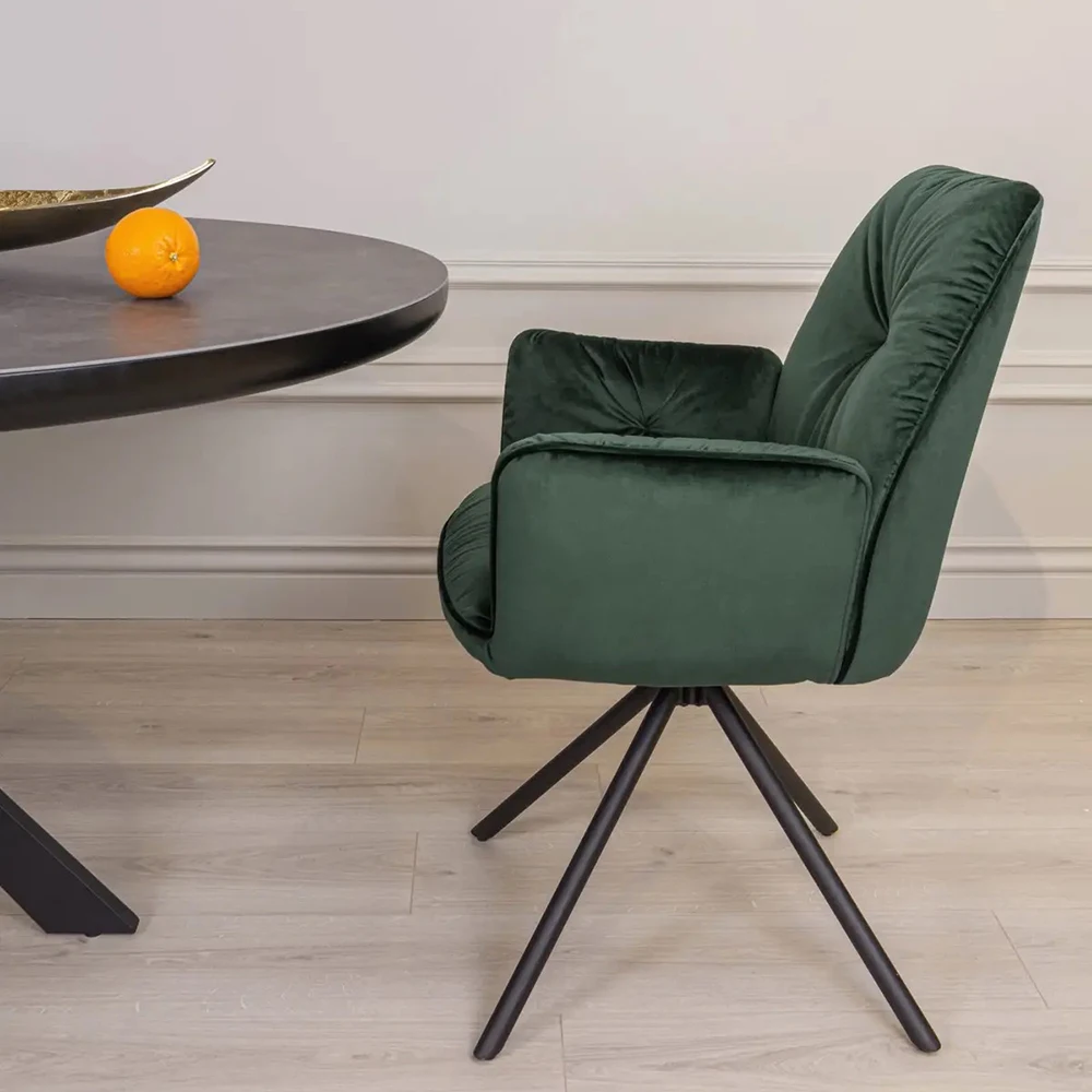 Горячая продажа Sillones современный стул для столовой желтый бархат металлические ножки кафе кресла Sillas Chaise Stoelen обеденные