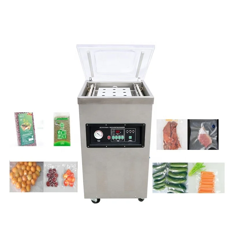 
Guangzhou Industrial dz260 dz400 dz500 dz600 thermoforming vacuum sealing packing machine for food commercial use price 
