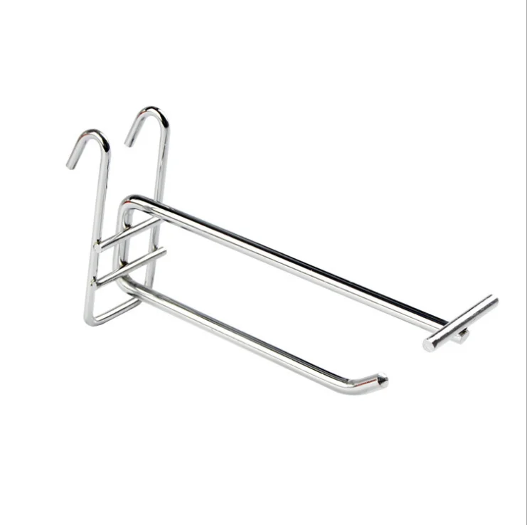 Pegboard display hook chrome coated shop fitting hanging goods supermarket hook
