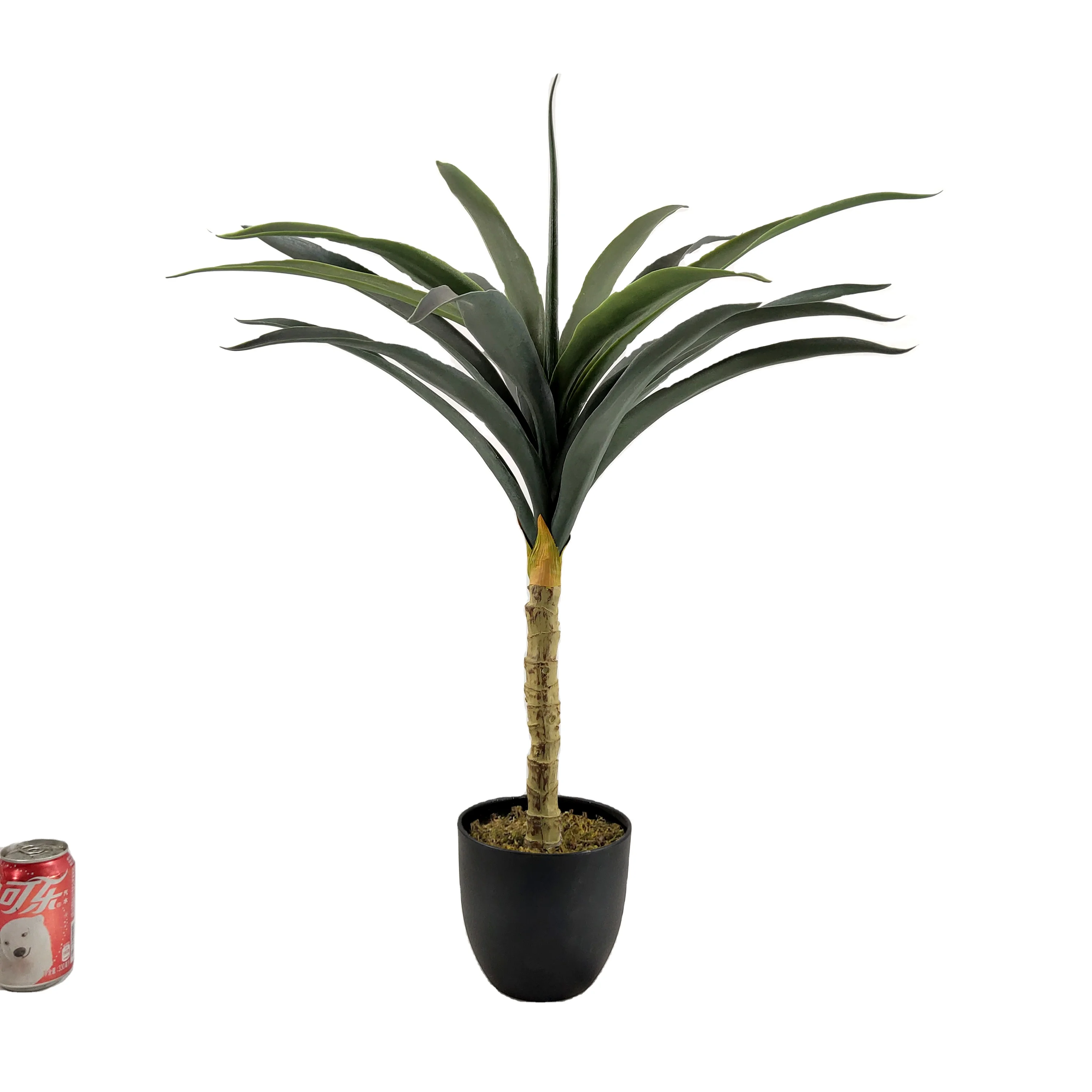 Artificial sisal simulated green plant artificial tree living room Nordic large potted floor decoration indoor bonsai sales greenery