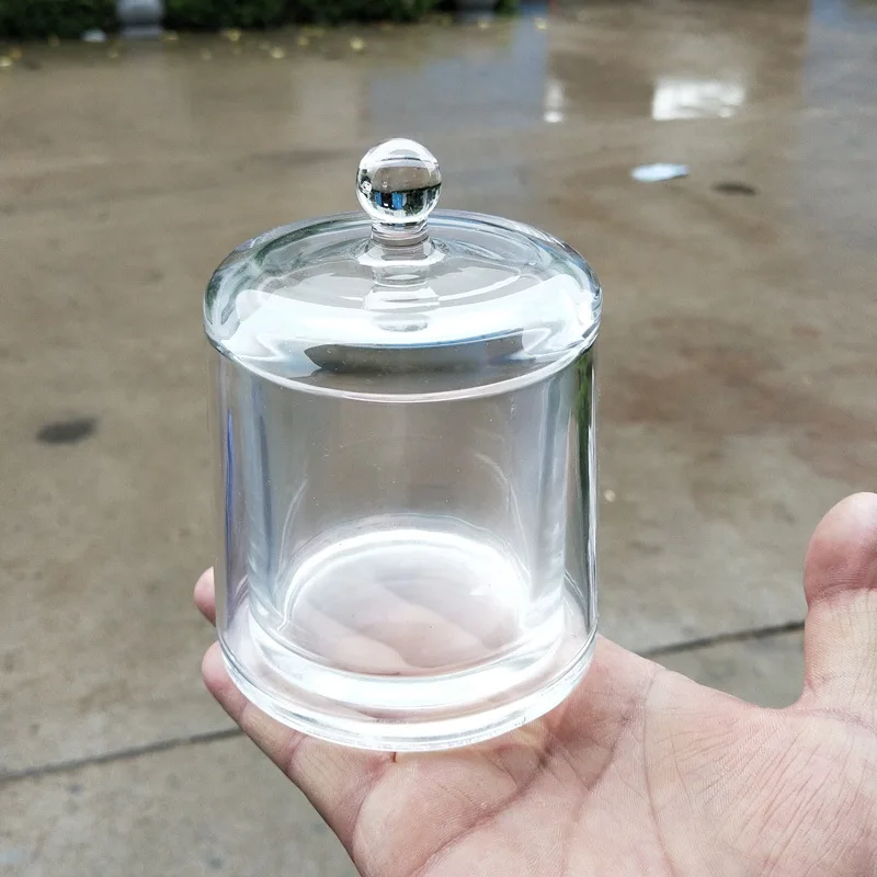 4oz 8oz 13oz 24 ounces bell Cloche dome shaped glass candle holder