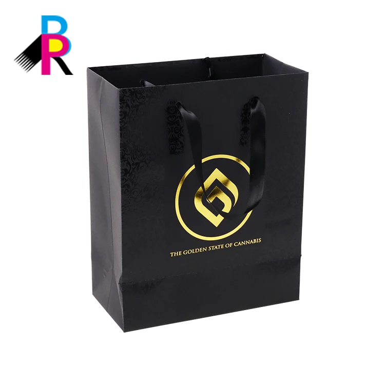 2021 переработанная бумага, индивидуальный дизайн, шелковая лента с ручкой, модный подарочный пакет