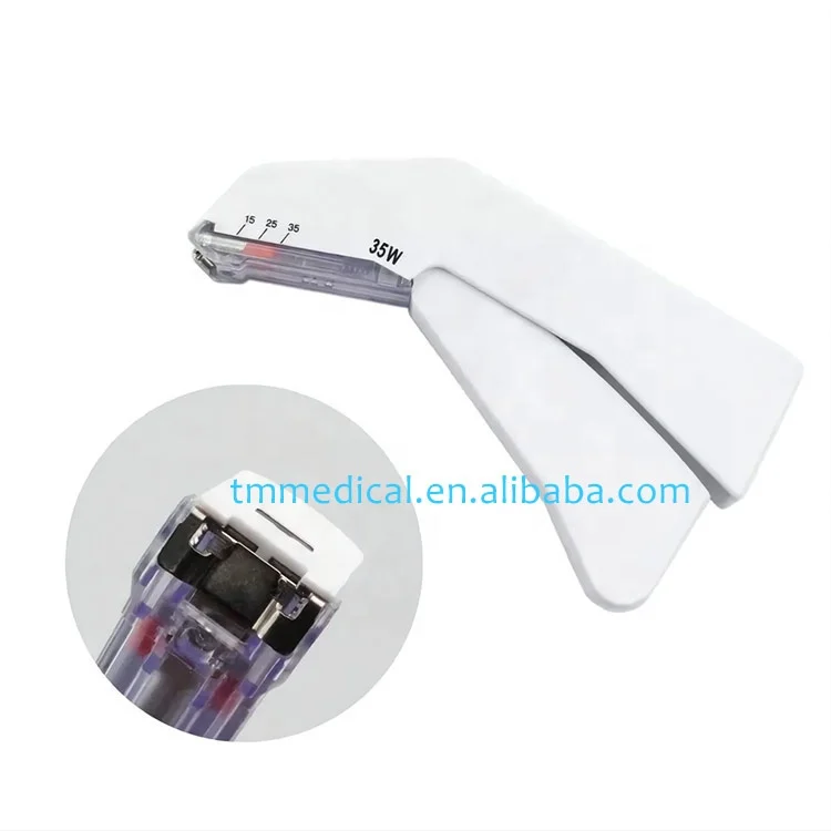 35W Sterile Disposable Skin Stapler Pin Veterinary Skin Stapler With Remover