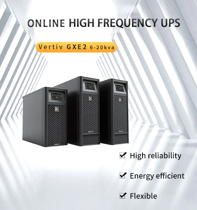 Vertiv Emerson Liebert GXE2 series server UPS power supply online 15KVA ups for data center