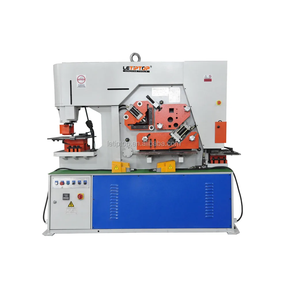 Flexible manufacturing China LETIPTOP steel frame hydraulic ironworker