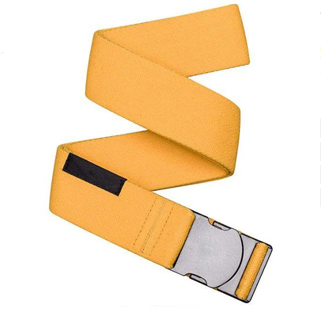 Slim Unisex Adventure Belt Narrow Width Elastic Stretch Webbing Belt With Micro Adjust Buckle