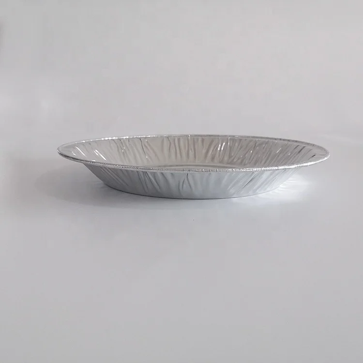 Aluminium foil round pie plate disposable food container dish baking tray