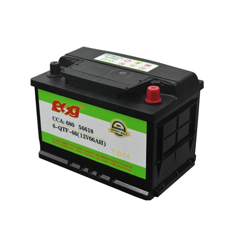 ESG Solar Storage Battery 12v Deep Cycle Lead Acid Car Battery N100 N200 N300