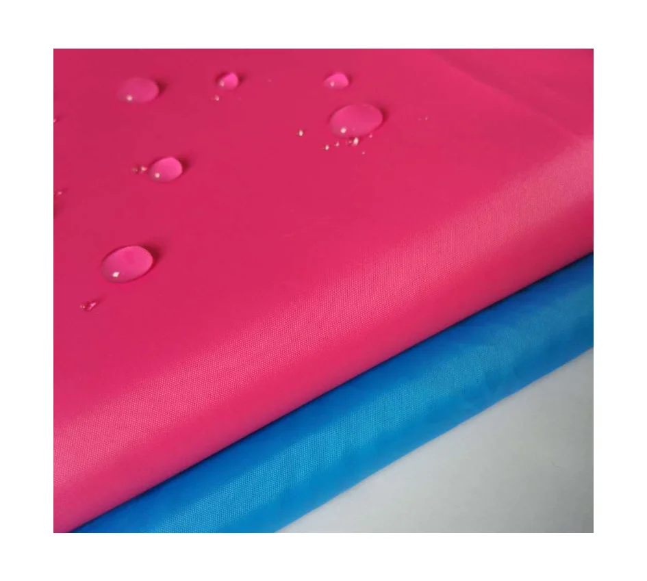 
China Supplier Products Wholesale 210T Polyester Taffeta Fabric With PU Coating Lining 