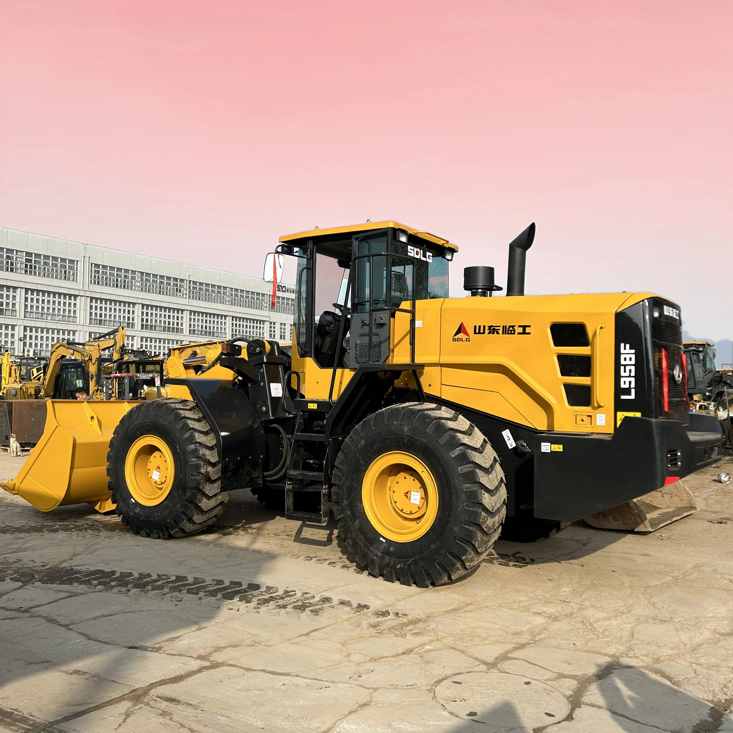 2023 Model Used SDLG L958F 958F 5 ton front wheel loader SDLG 958 958L for sale