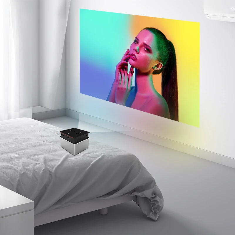 
Kixin Ansi 150 Lumens Buy Mini Led 3D Projector 