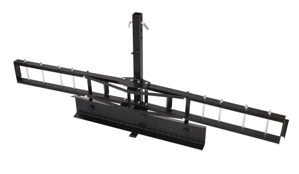 Steel 2 Arms 2 inch Towbar Hitch Mount Motorcycle Carrier Motorbike Rack with Ramp
