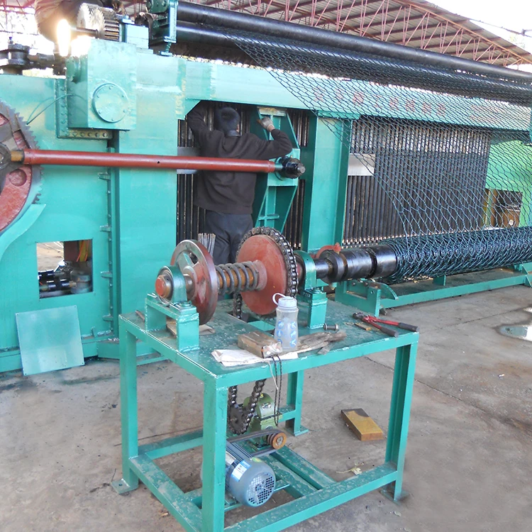 
Low Price Supplier China Gabion Galvanized Cage Wire Mesh Weaving Machine 