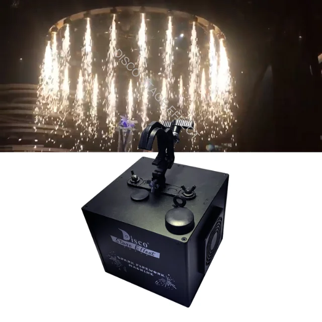 Ready stock Tip top waterfall hanging cold spark fountain machine power sparkler for events party festival birthday wedding