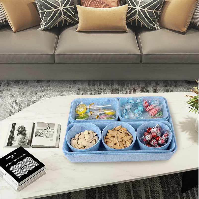 Integrated food storage box office drawer seamless felt storage box gardening storage box