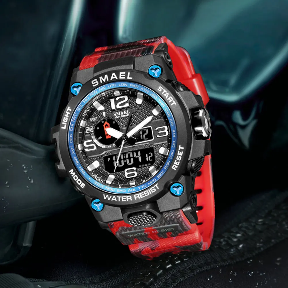 Raymons Smael 1545D watches custom logo luxury digital men military sport limited original watches brand