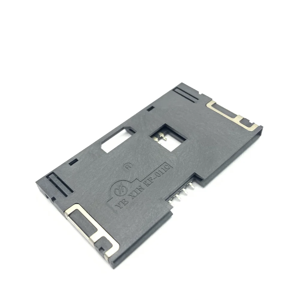 Smart card connector ultra-thin 2.54mm pitch IC card socket 8PIN SMT type cheap IC card socket for pos