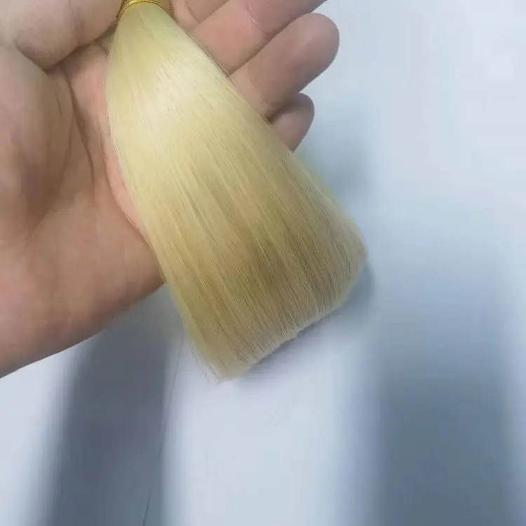 100% real Remi hair # 60 # 613 natural color for high-quality salons Cabelo a Granel