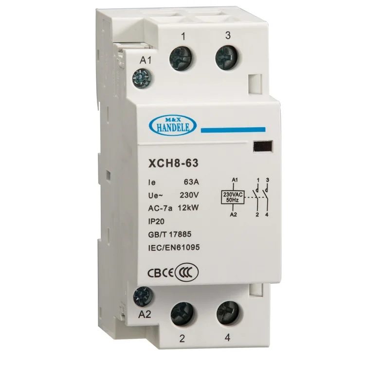 China 2P 40A  Silver contact modular ac contactor factory