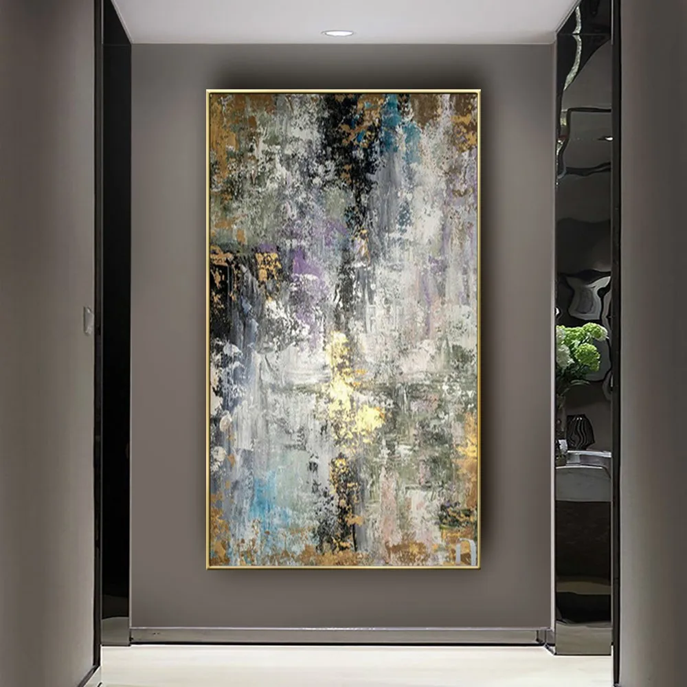 100% Hand-painted Nordic Style Room Decor Oil Painting Handmade Oil Painting Abstract Oil  Art