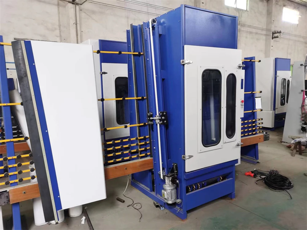 Fully Automatic Vertical Emery Glass Sand Blasting Machine for Manufacturing Plants Glass Factories Pump Engine Core Components