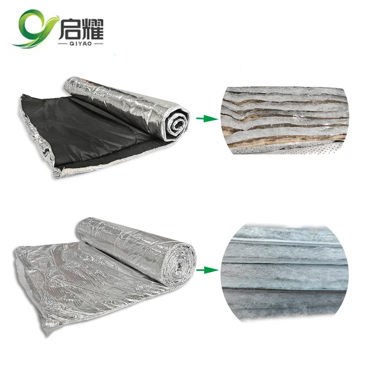 High R Value Lightweight Greenhouse Insulation Polyester Wadding Reflective Foil Thermal Insulation Blankets For Pipe Isolation