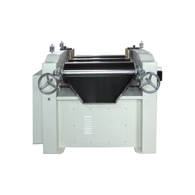 Industrial three roller grinder, high viscosity paste wax ink paint