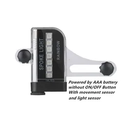 Battery powered 14 LED 30 Changes Patterns Waterproof Bike Bicycle Wheel Rim Spoke Lights for Safety Night Riding MTB Wheel Tire