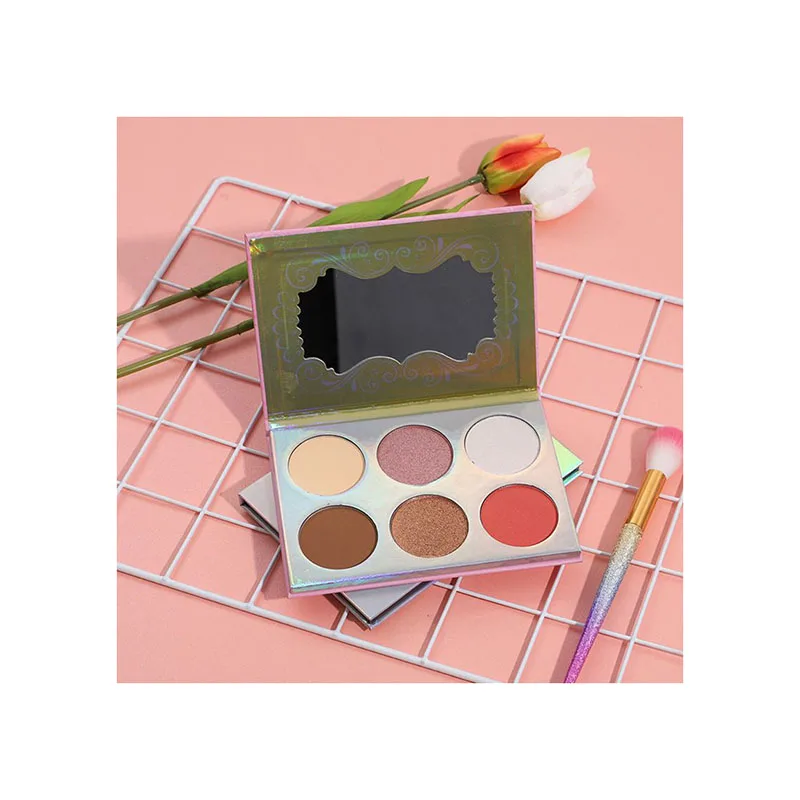 New Product Waterproof 6 Color Blush Palette Blush Makeup Blusher