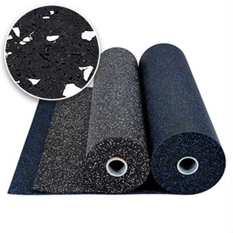 Sports protective Rubber Mat EPDM Fitness Rubber Flooring Rolls Gym Inter locking Rubber Tiles