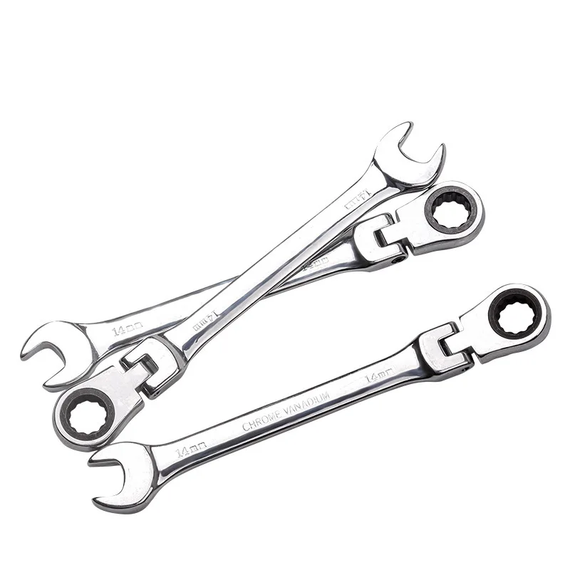 China Wrench Set Combination Ratchet Open-end Wrench Metric Ratcheting Combination Wrench