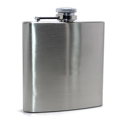 6oz Portable Travel Tour Outdoor Portable Pocket Alcohol Bottle Drinkware Stainless Steel Flagon Hip Flask Whiskey Wine Flask