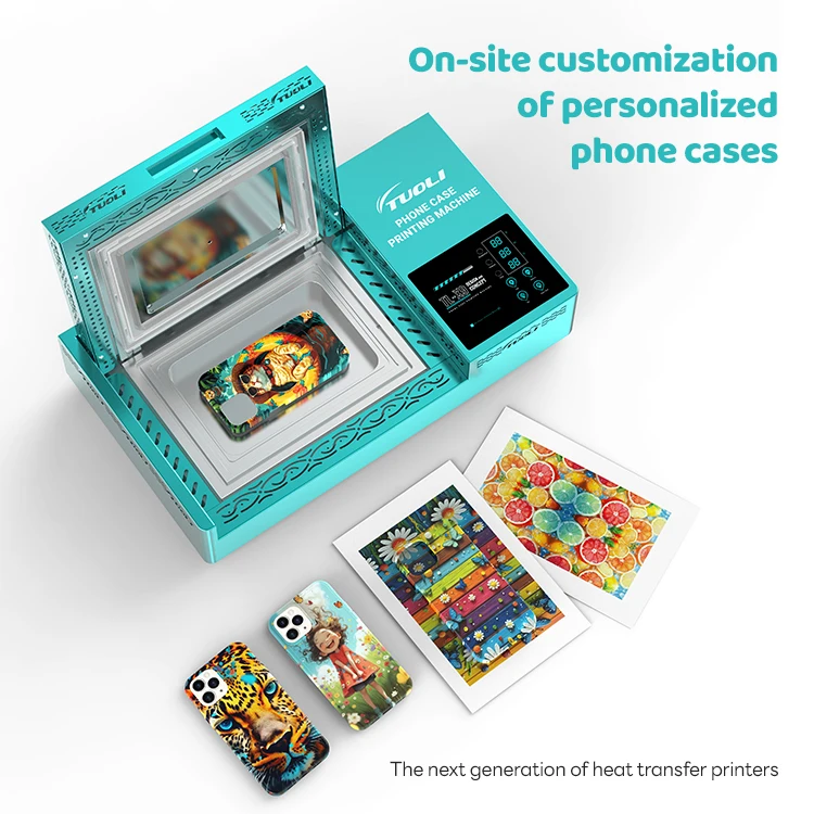 TuoLi High Quality Mini Vacuum Heat Press Transfer 3D Sublimation Cover Making Machine Personalised Mobile Phone Case Printer