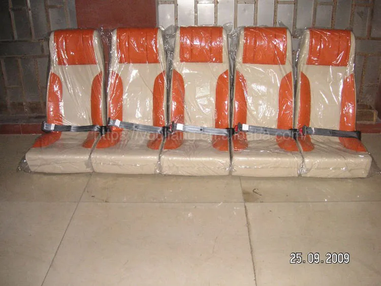 leather or fabric luxury folding bus seats