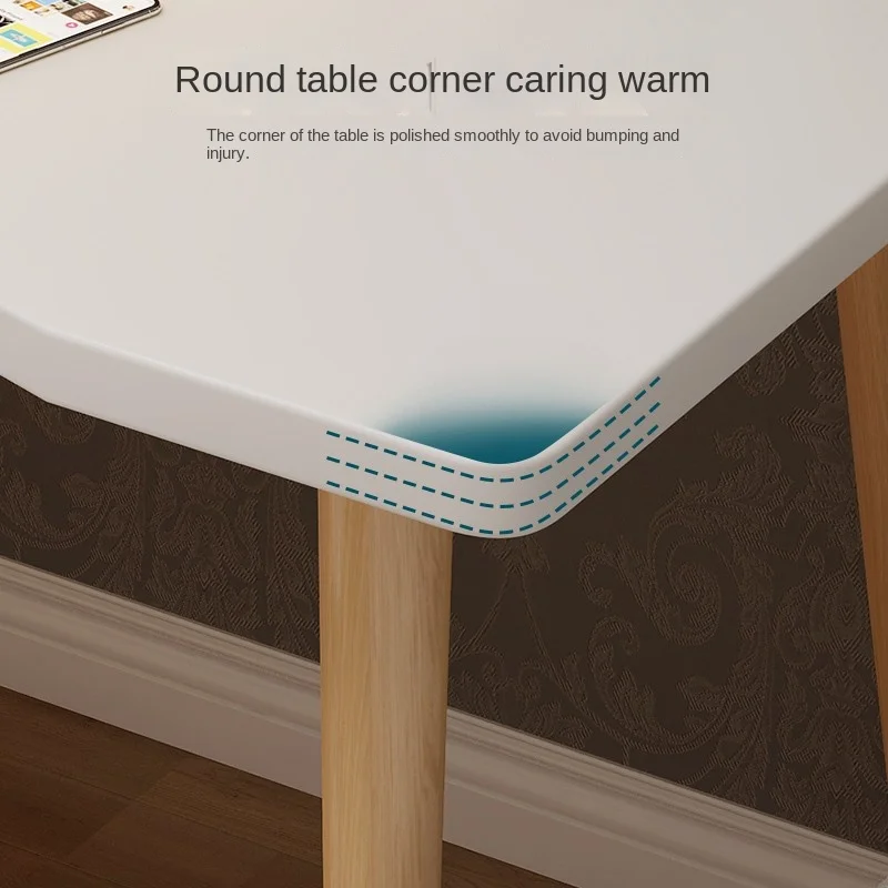 High-Quality Modern Simple White 15 Degree Comfortable Arc Computer Desk For Study Room