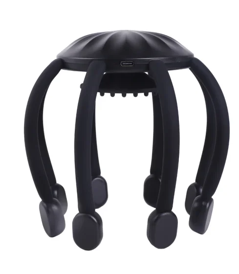 New Products 2023 Vibration Head Hair Massage Scalp Masajeador De Cabeza Relieves Fatigue Octopus Electric Scalp Massager