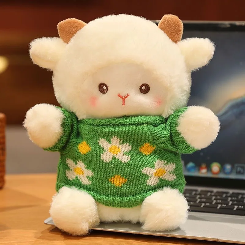 25cm Plush Stuffed Toy Gift Kids Cartoon Mini Lovely Animal Sheep Lovely Small Soft Baby