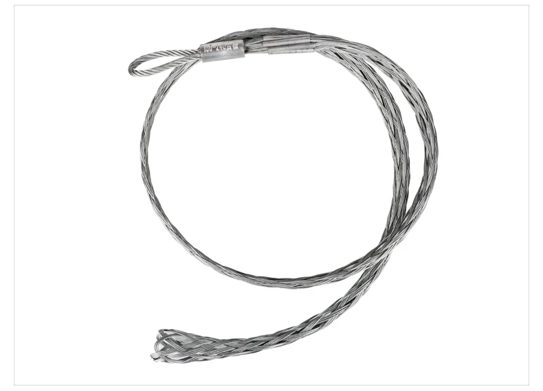 Single Head Temporary Cable/Conductor Mesh Sock Joint For Electric Power Construction