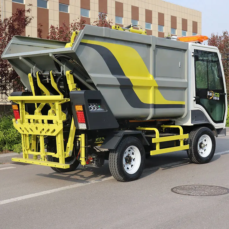 Baiyi-L35 4X2 Rear Loader Trash Compactor Truck Refuse Waste Collection Vehicle